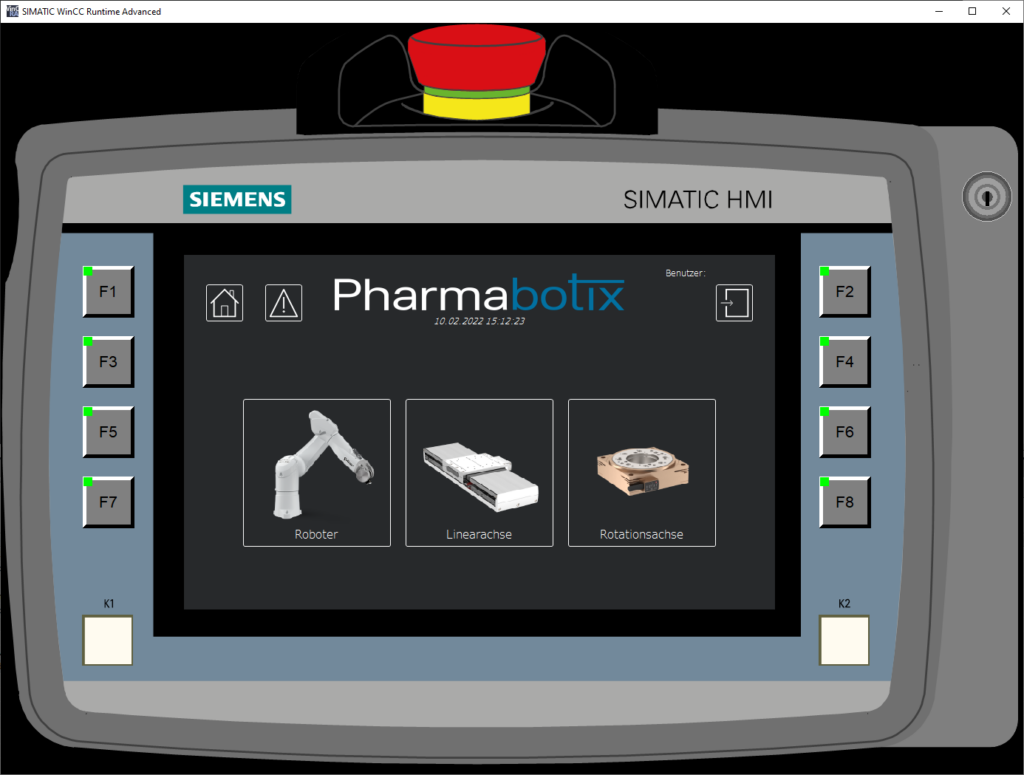 Pharmabotix HMI on Siemens Unifed